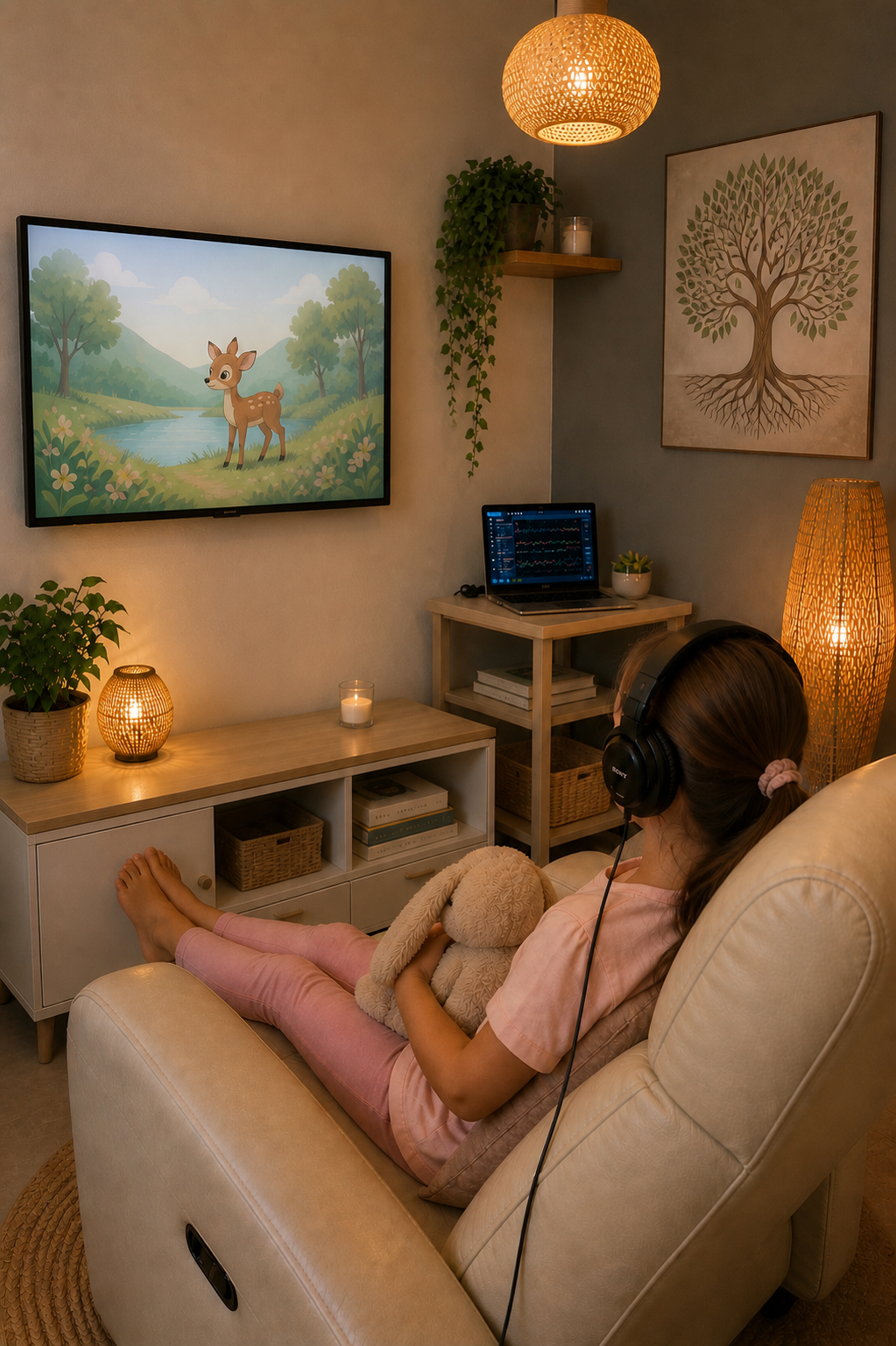 Séance de neurofeedback — visuel d'illustration