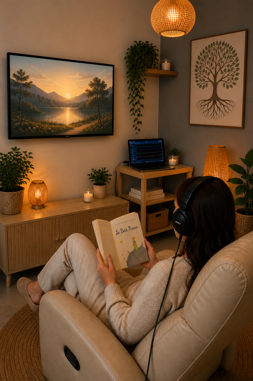 Séance de neurofeedback — visuel d'illustration
